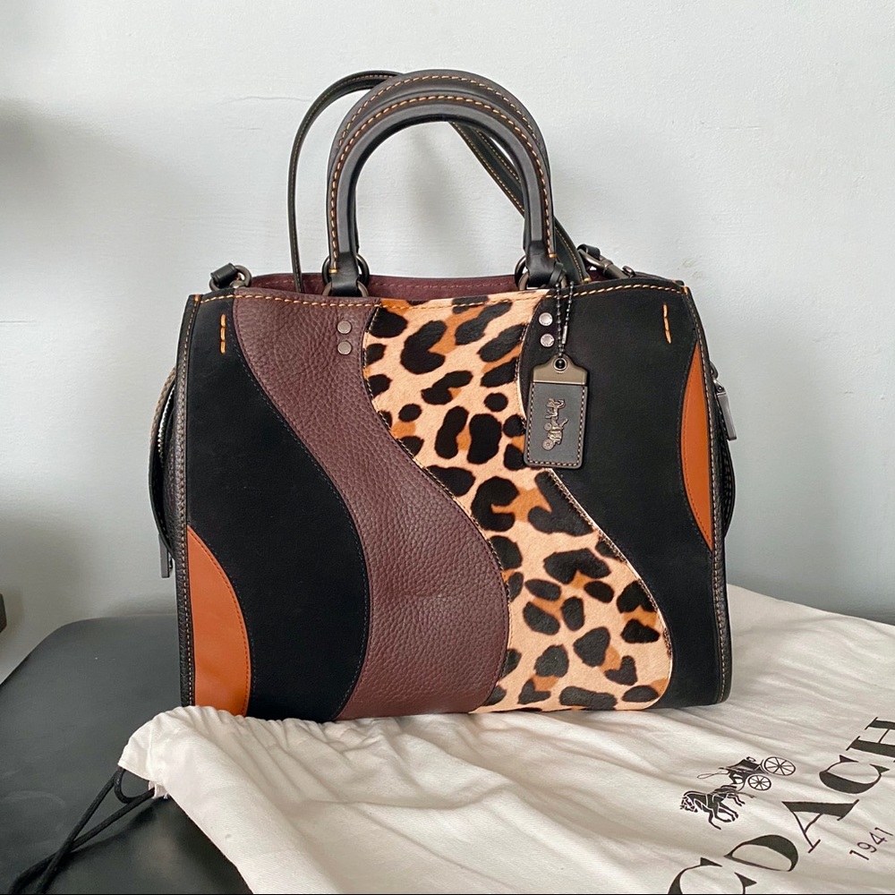 Coach 1941 Rogue Patchwork Leopard/Multicolor